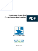 Mortgage Loan Broker Compliance Evalutation Manual 27 Pages 8-14-16