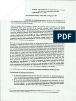 Medidas de Protección Ante La Sala Nacional