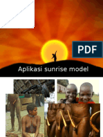 Aplikasi Sunrise Model