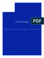 Lance Dumigan Portfolio of Innovation Leadership Sales Marketing (Profile)