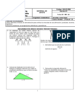 G09 MATEMATICAS P03F15 Recuperación Extemporánea Noveno Tercer Período