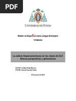 La Cultura Hispanoamericana en Las Clases de ELE