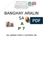 Banghay Aralin SA: City of Naga Enhanced Special Science, Technology and Mathematics High School