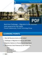 SAP Business Suite on HANA Migration Challenges and Options