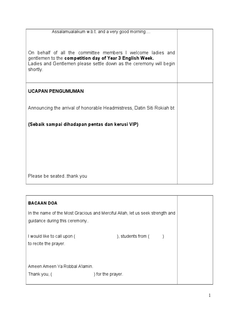 Skrip Pengacara Majlis Penutup Pbl 2012 English Version Pdf