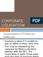 Corporate Liquidation