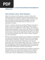 Download History of Education in Kenyapdf by pauline1988 SN327153786 doc pdf