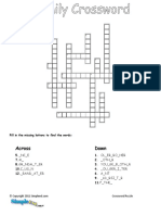 Family Crossword