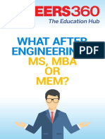 What After Engineering - MS, MBA or MEM