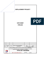 20" Mol Replacement Project: Data Sheet Pipeline