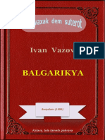 Balgarikya, ke Ivan Vazov