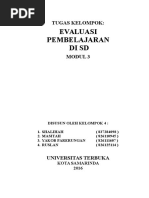 Evaluasi Pembelajaran Di SD Modul 3