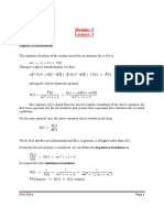 Laplace Transformation: T F KX X C X M