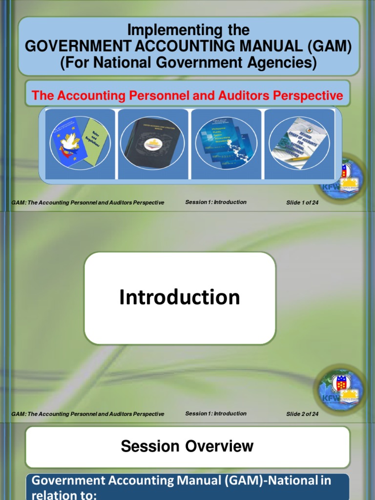 Government Accounting Manual Overview | PDF | Accounting | Audit