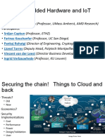 Panel: Embedded Hardware and Iot Security