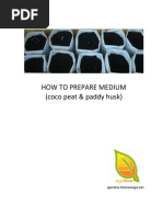 Medium Preparation cocopeat