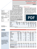 Larsen & Toubro: Slight Disappointment