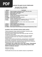 Contoh Jadual Harian Pelajar Cemerlang