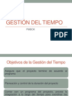 Gestion de Tiempo Del Proyecto