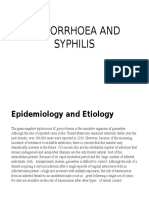 Gonorrhoea and Syphilis