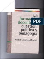 La Formacion Docente en Cuestion Politica y Pedagogia PDF