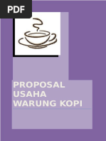 Proposal Usaha Warung Kopi