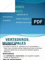 Vertederos Municipales