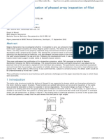 Independent Qualification of Phased Array Inspection of Fillet Welds (September 2002)