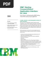 IBM Sterling Connect:Direct Application Interface For Java