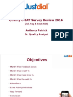 2016 C-SAT Survey Review Report