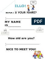 What'S Your Name?: Hello!