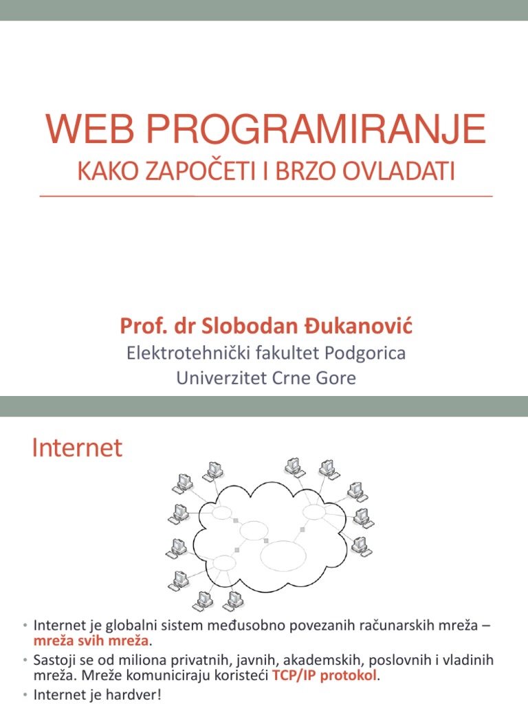 Web Programiranje | PDF