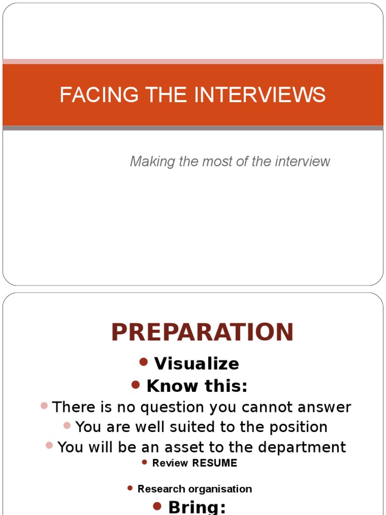 Interview Preparation Tips and Common Questions | PDF | Career & Growth