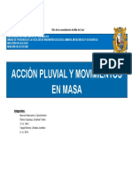 Acción Pluvial y Movimiento de Masas - Reva