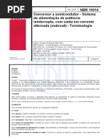 NBR 15014 - Nobreak
