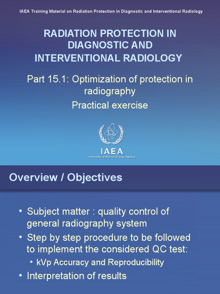 kVp Accuracy and Reproducibility Test | PDF | Radiography | Radiation ...
