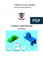 AutoCAD Lab Manual (GCUF)