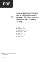 Steady State Heat Transfer due to Natural Convection between Two Noncontacting Bodies