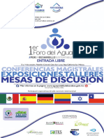 Cartel FORO DEL AGUA Final