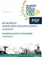 BEMUNDUS Guidelines for Applicants 3rd Cohort En