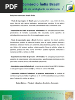 Relações comerciais Brasil India