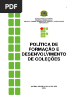 Politica de Desenvolvimento de Colecoes