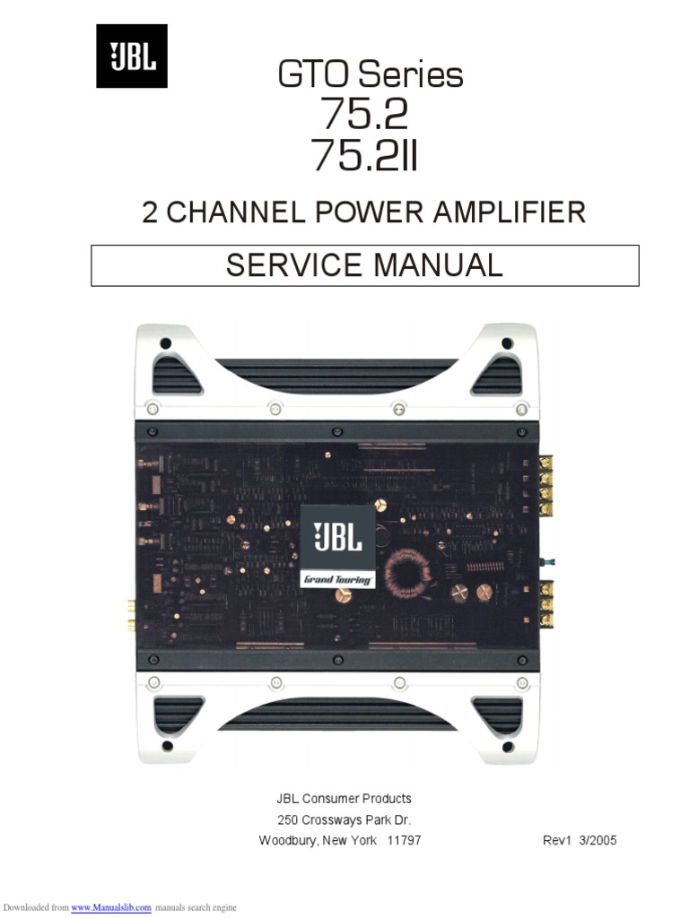 Gto 752 | PDF | Loudspeaker | Amplifier