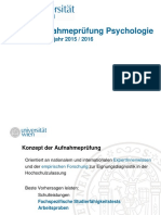 Psychologie2015 Prüfung