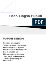 Pada Lingsa Pupuh