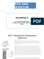 KELOMPOK 8 RTD (Resistance Temperatur Detector)