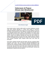 Kekerasan Di Papua PDF