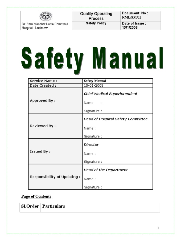 Safety Manual.doc Safety Infection