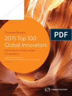 2015 Top 100 Global Innovators: Thomson Reuters
