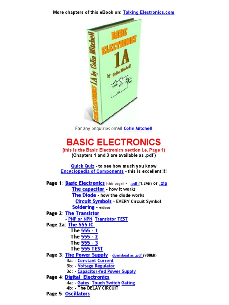 Basic Electronics Primer: An Introduction to Fundamental Electronic ...